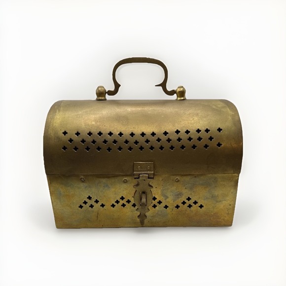 Large Brass Cricket Jewelry Box 9